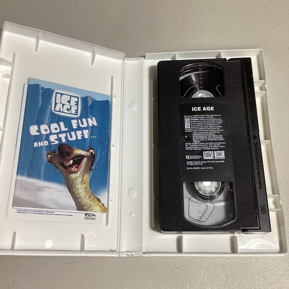 Ice Age (VHS, 2002, Includes Bonus Short "Scrats Missing Adventure" Tested - Picture 3 of 3